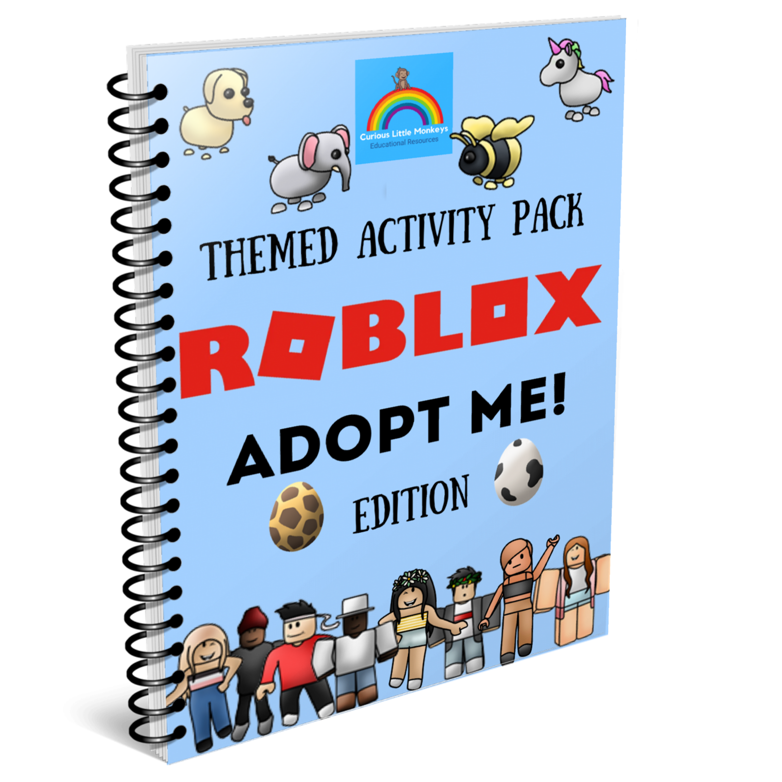 Roblox 'Adopt Me' Pack - Curious Little Monkeys Educational Resources