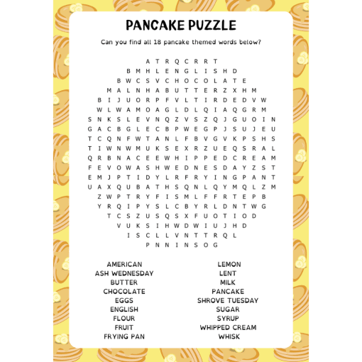 Pancake Day Activities {PDF} - Image 7