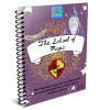 Purple book cover with a wizard and flying owl.