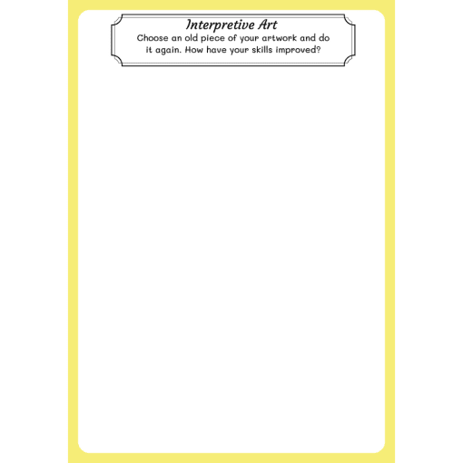 Blank page with yellow border.